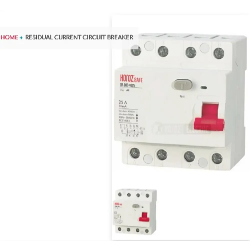 Фото Автоматический выключатель Horoz electric 114-003-4025 4P 25 А 25 кА HRZ00002650 Фото Автоматический выключатель Horoz electric 114-003-4025 4P 25 А 25 кА HRZ00002650