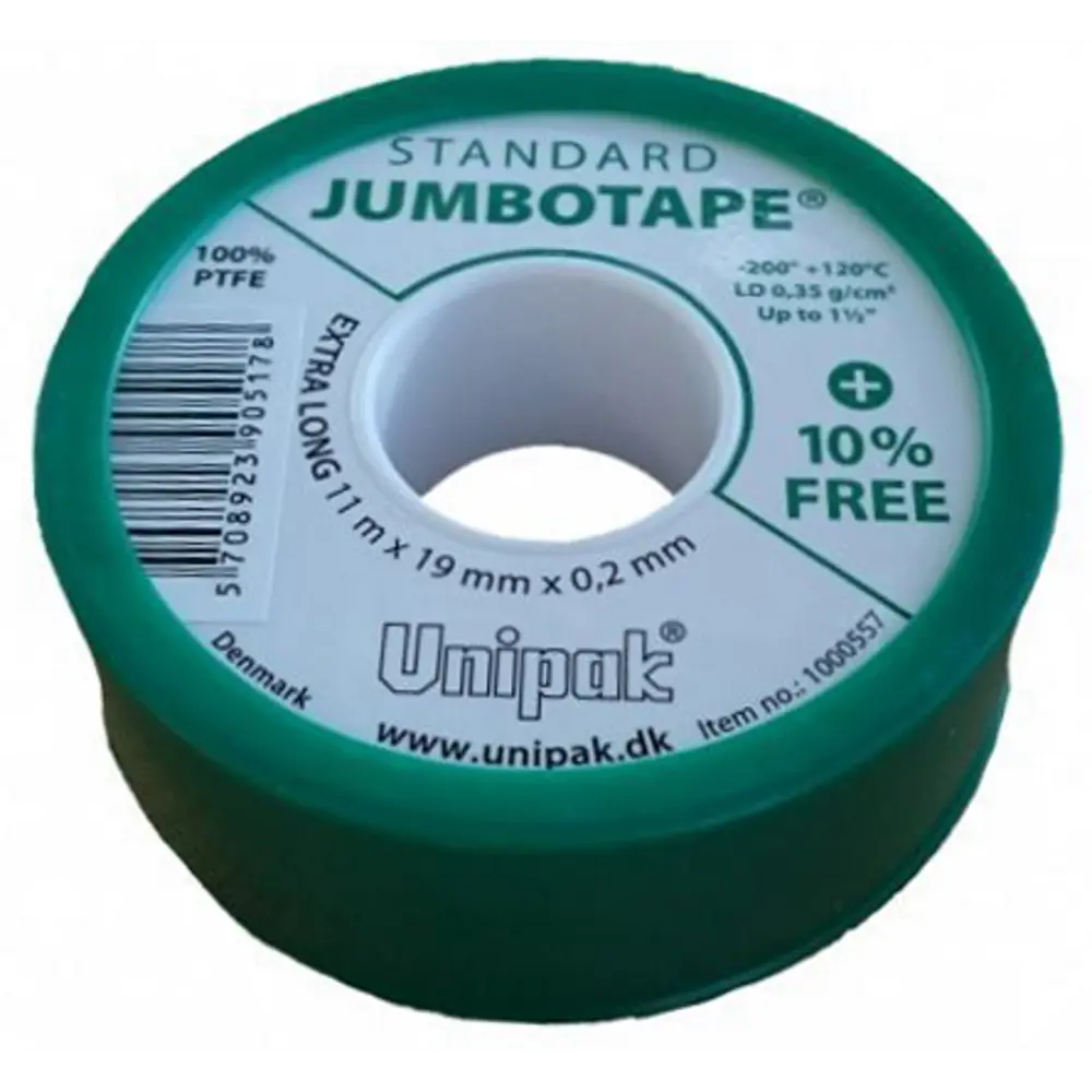 Фото ФУМ-лента Unipak Jumbotape 19мм х 11м Фото ФУМ-лента Unipak Jumbotape 19мм х 11м