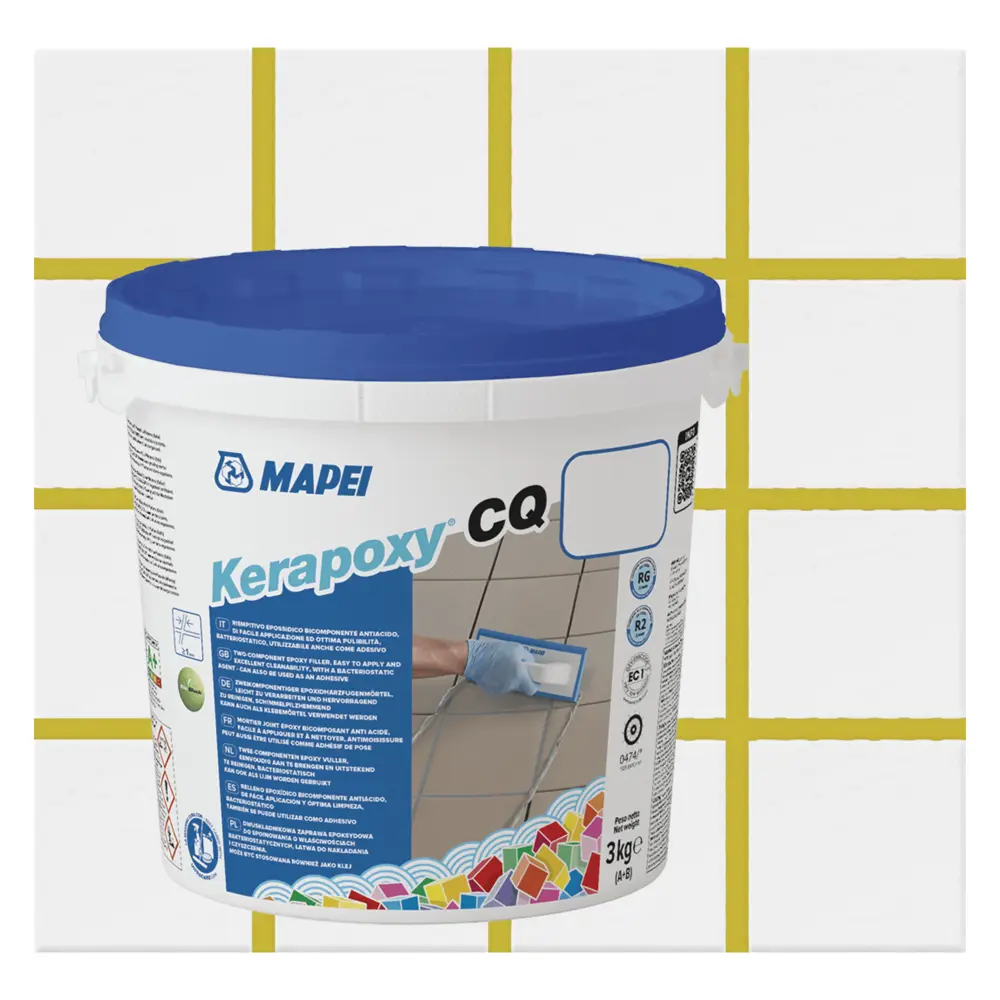Фото Эпоксидная затирка Mapei Kerapoxy CQ 151 Горчичный 3кг Фото Эпоксидная затирка Mapei Kerapoxy CQ 151 Горчичный 3кг