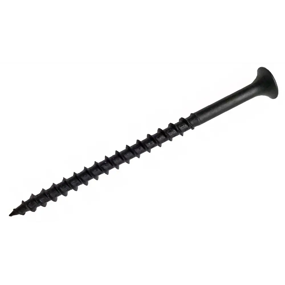 Фото Саморезы по дереву 4.2x89 мм потай крупная резьба оксид 1 кг Фото Саморезы по дереву 4.2x89 мм потай крупная резьба оксид 1 кг