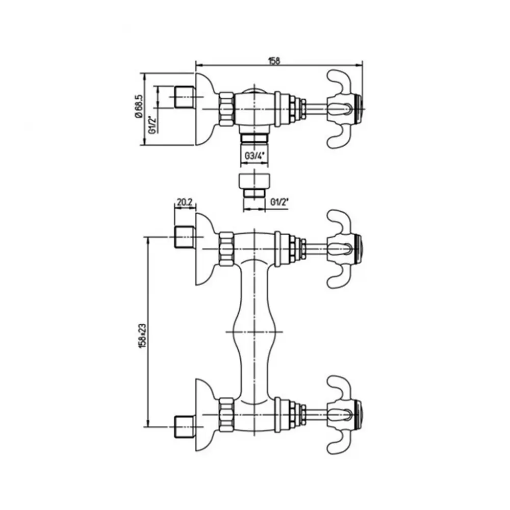 Фото 2 Смеситель для душа Paini 87CR511 однорычажный цвет хром Фото 2 Смеситель для душа Paini 87CR511 однорычажный цвет хром