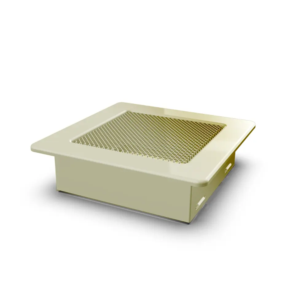 Фото Решетка вентиляционная Grillux 17x17см слоновая кость Фото Решетка вентиляционная Grillux 17x17см слоновая кость