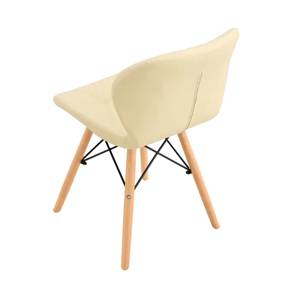 Фото 2 Комплект кухонных стульев 4 шт Wwbt 72x38x48 см искусственная кожа цвет светло-бежевый Фото 2 Комплект кухонных стульев 4 шт Wwbt 72x38x48 см искусственная кожа цвет светло-бежевый