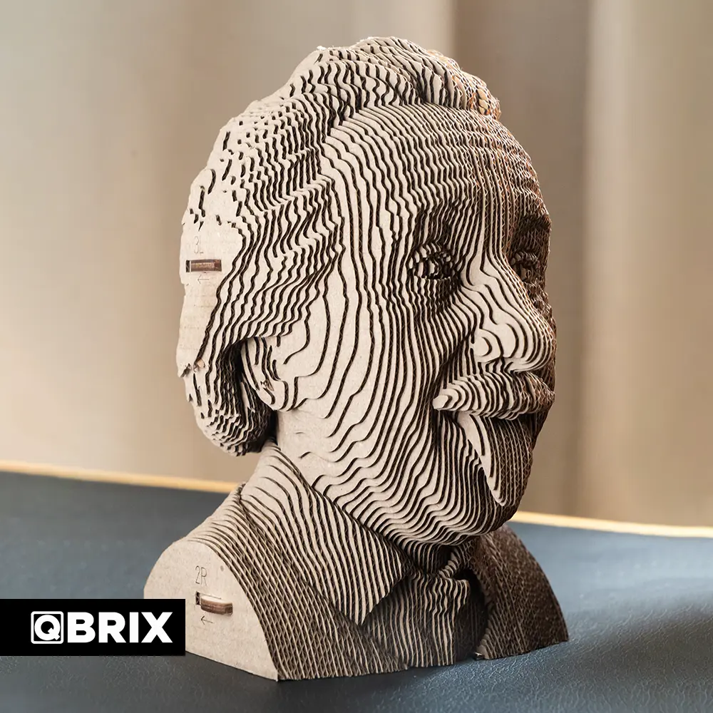 Фото 9 Картонный 3D конструктор Qbrix Эйнштейн 20.4x12.2 см Фото 9 Картонный 3D конструктор Qbrix Эйнштейн 20.4x12.2 см