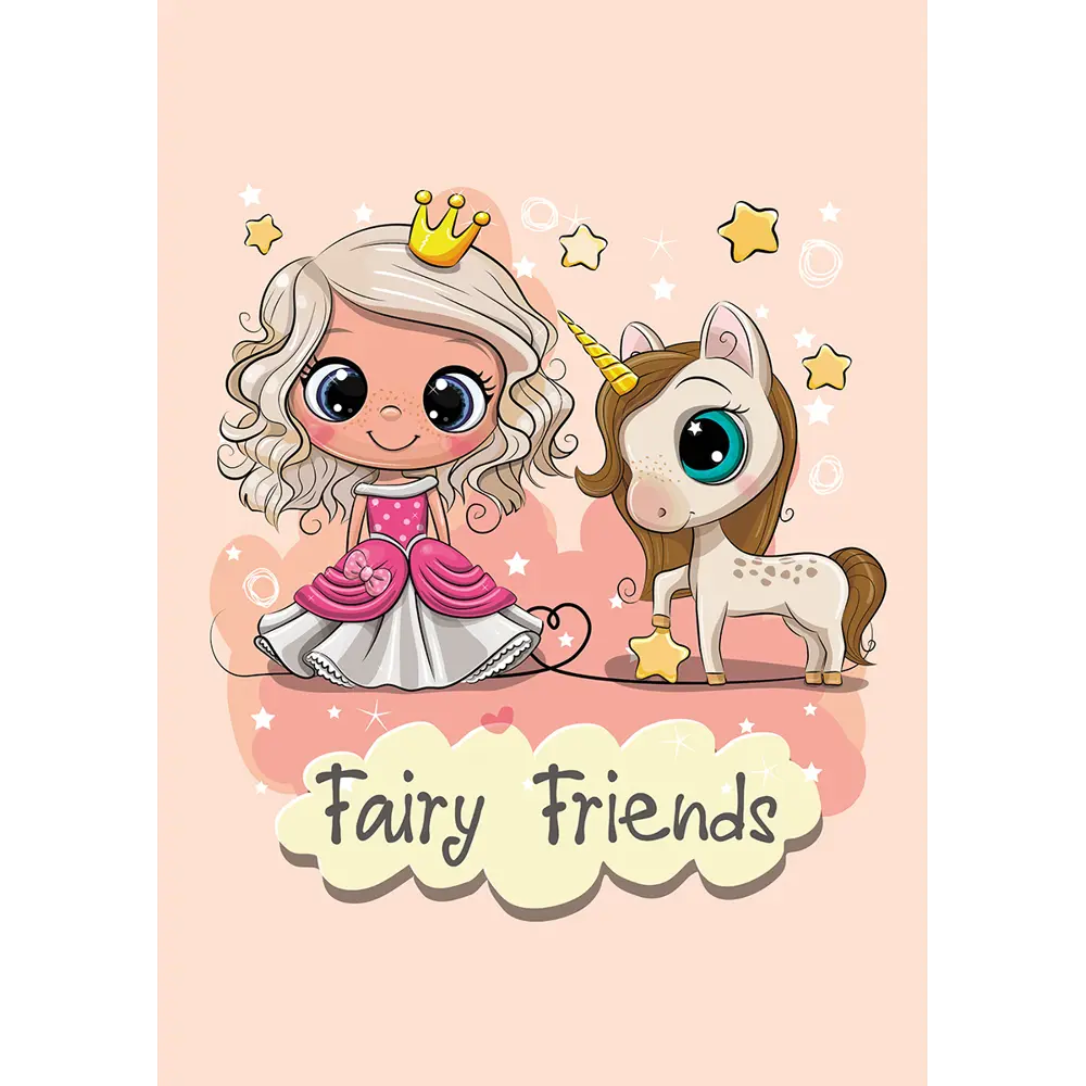 Фото 2 Плед Homepick из флиса с принтом FairyFriends 2020, 140x200 см