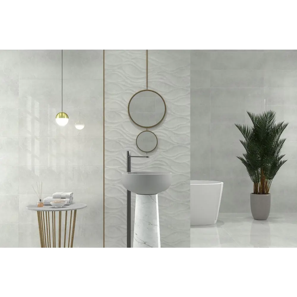 Фото 2 Керамическая плитка Sina tile Mirasel Grey 17081 30x90см 1.08 м² цвет серый мрамор, цена за упаковку Фото 2 Керамическая плитка Sina tile Mirasel Grey 17081 30x90см 1.08 м² цвет серый мрамор, цена за упаковку