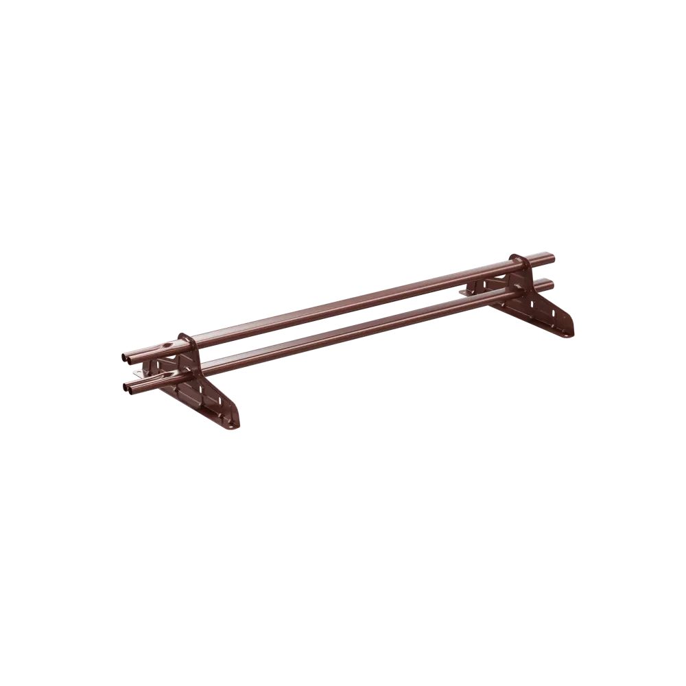 Фото Снегозадержатель трубчатый Vegastok Style 37x100см RAL 8017 Фото Снегозадержатель трубчатый Vegastok Style 37x100см RAL 8017