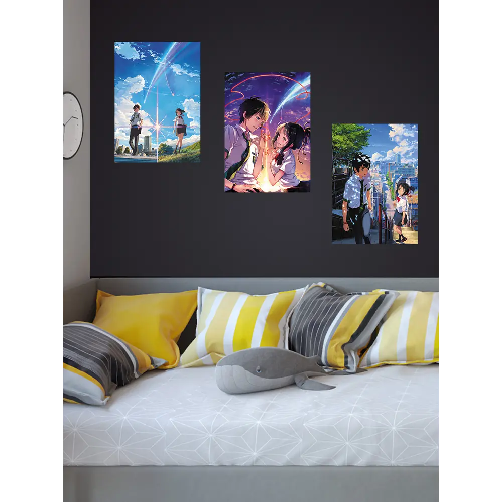 Фото 2 Постер Homepick "Yourname" 42x29.7 см комплект из трёх штук без рамы Аниме Фото 2 Постер Homepick "Yourname" 42x29.7 см комплект из трёх штук без рамы Аниме