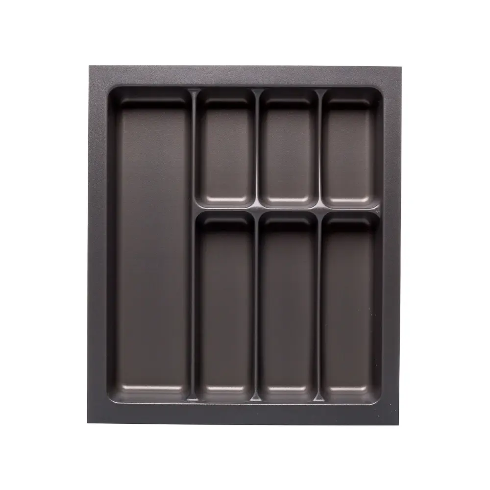 Фото Лоток для столовых приборов Navako Tidy 500 Anthracite 44x5.60x49 см пластик цвет антрацит Фото Лоток для столовых приборов Navako Tidy 500 Anthracite 44x5.60x49 см пластик цвет антрацит