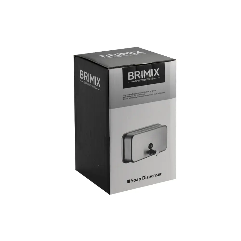 Фото 5 Дозатор для жидкого мыла Brimix Сан-AOO-651 цвет белый, серый Фото 5 Дозатор для жидкого мыла Brimix Сан-AOO-651 цвет белый, серый