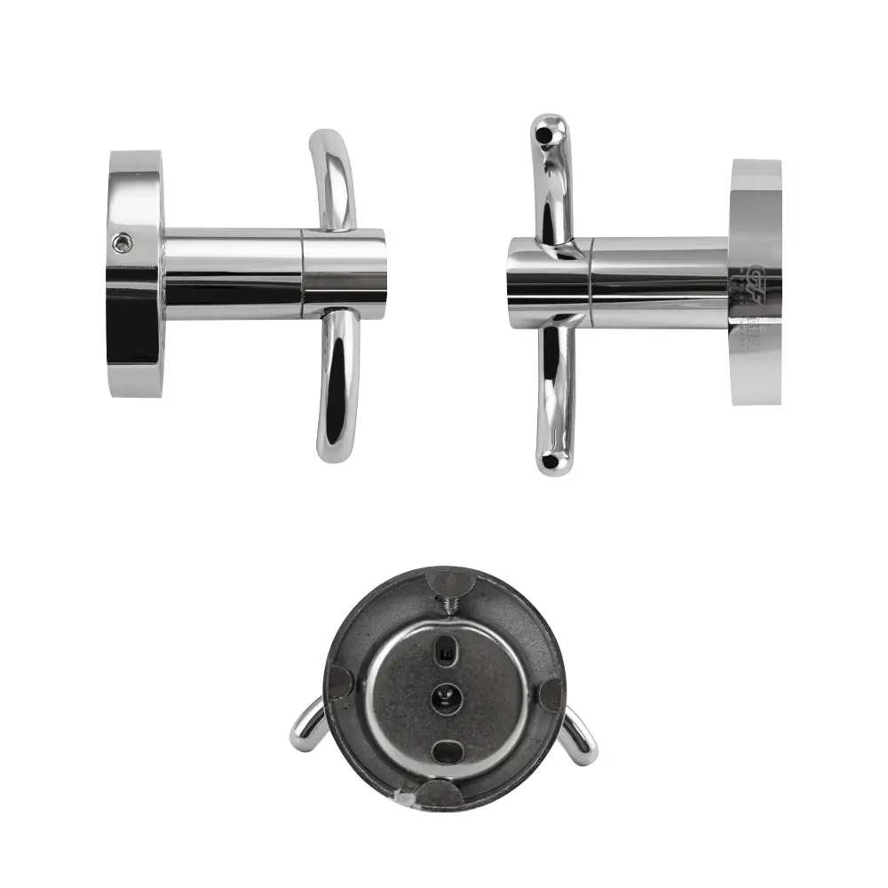 Фото 4 Крючок двойной Gfmark матовый хром Фото 4 Крючок двойной Gfmark матовый хром