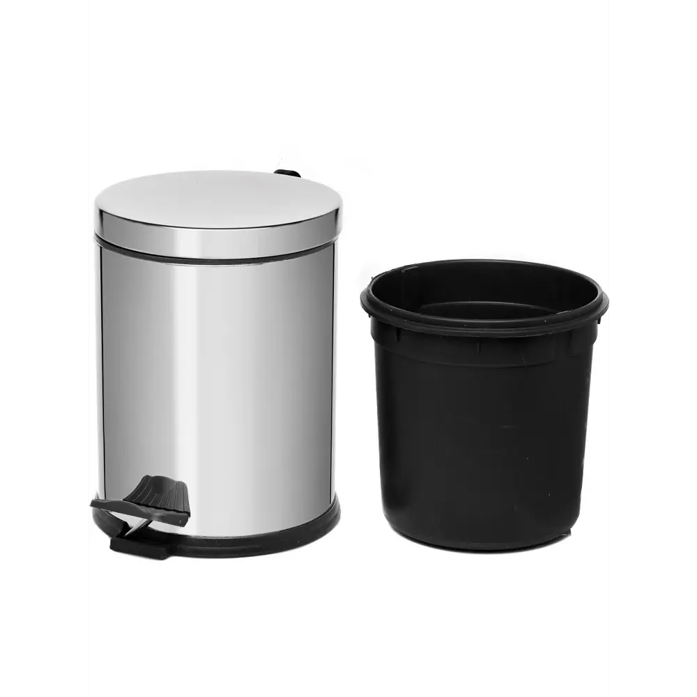 Фото 2 Контейнер для мусора Navako Antila Soft Close 5L Chrome 11007 5л Фото 2 Контейнер для мусора Navako Antila Soft Close 5L Chrome 11007 5л