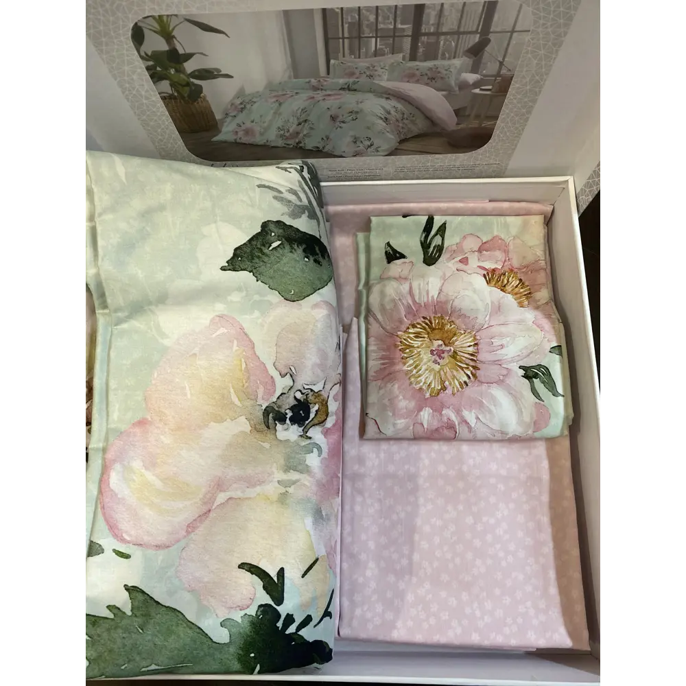 Фото 4 Комплект постельного белья Tac tntc1258/1258, евро, сатин, цвет розовый