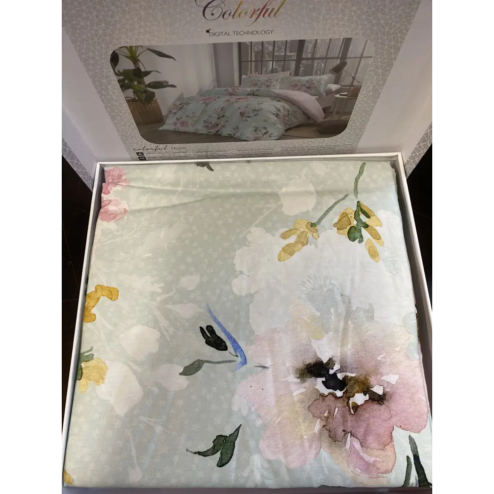 Фото Комплект постельного белья Tac tntc1258/1258, евро, сатин, цвет розовый