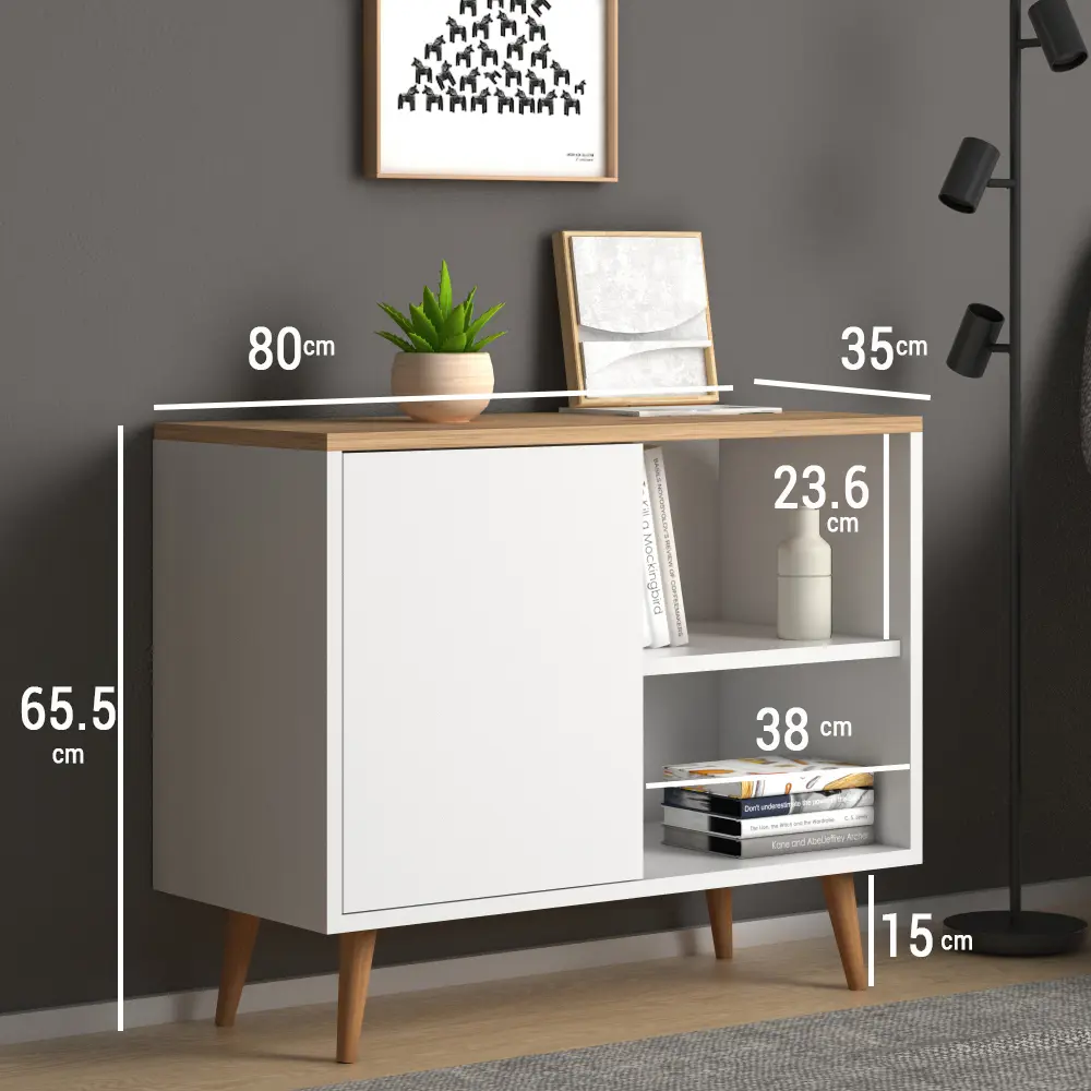 Фото Тумба консоль Ismat Decor F75 Luce 80x66x35 дерево цвет белый Фото Тумба консоль Ismat Decor F75 Luce 80x66x35 дерево цвет белый