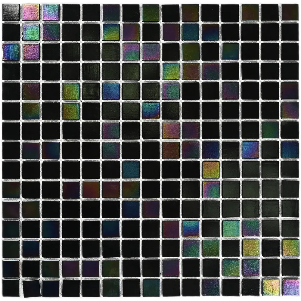 Фото Мозаика Агат FILO 4 стекло 32.70x32.70см цвет черный Фото Мозаика Агат FILO 4 стекло 32.70x32.70см цвет черный