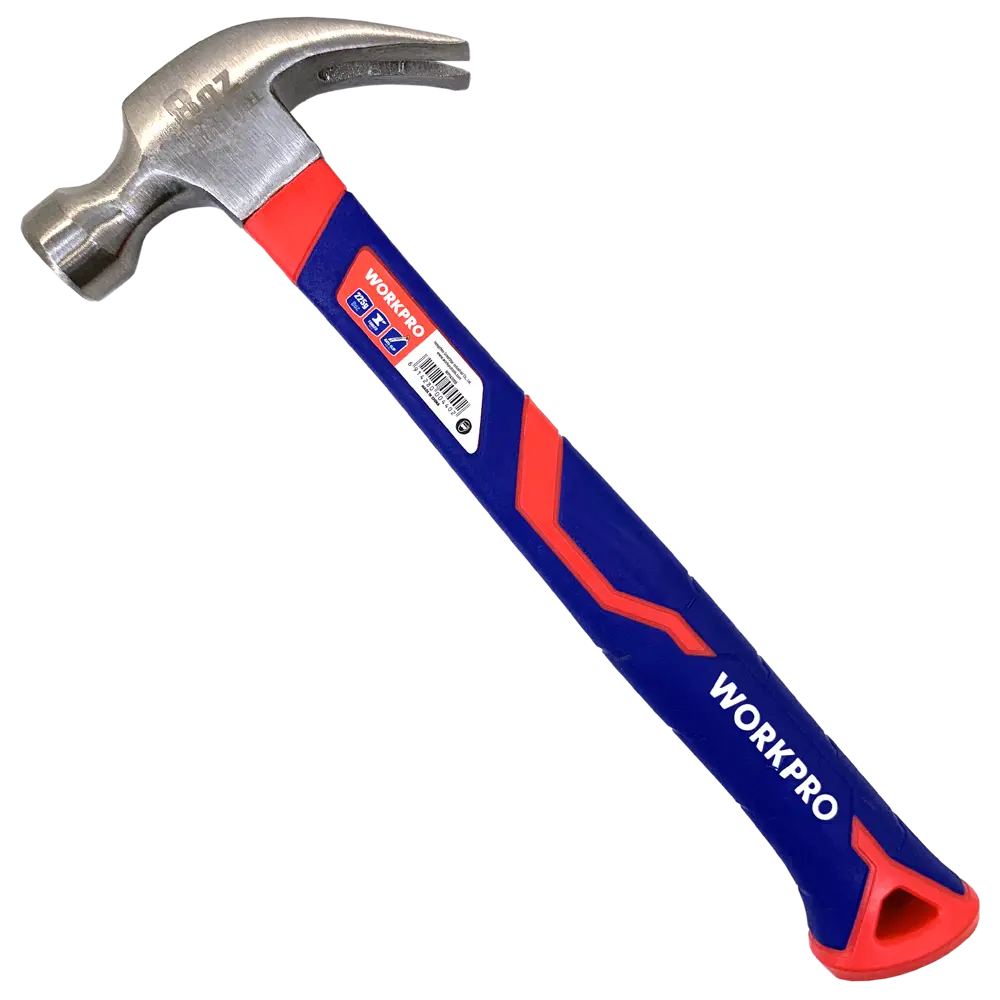 Фото Молоток столярный Workpro WP241009 фиберглассовая рукоятка 225 г Фото Молоток столярный Workpro WP241009 фиберглассовая рукоятка 225 г