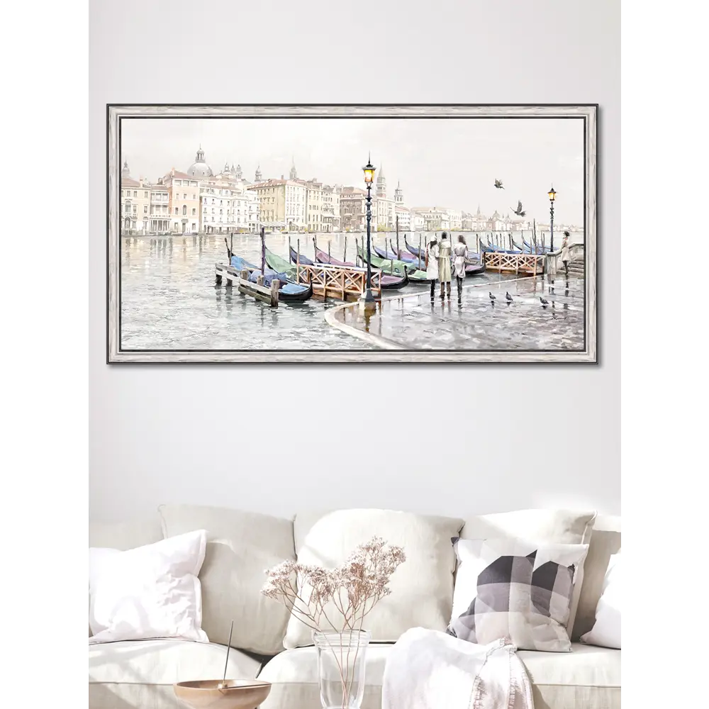 Фото Картина в раме Grafis-Art "Пристань Сан-Марко" 50x100 см Фото Картина в раме Grafis-Art "Пристань Сан-Марко" 50x100 см