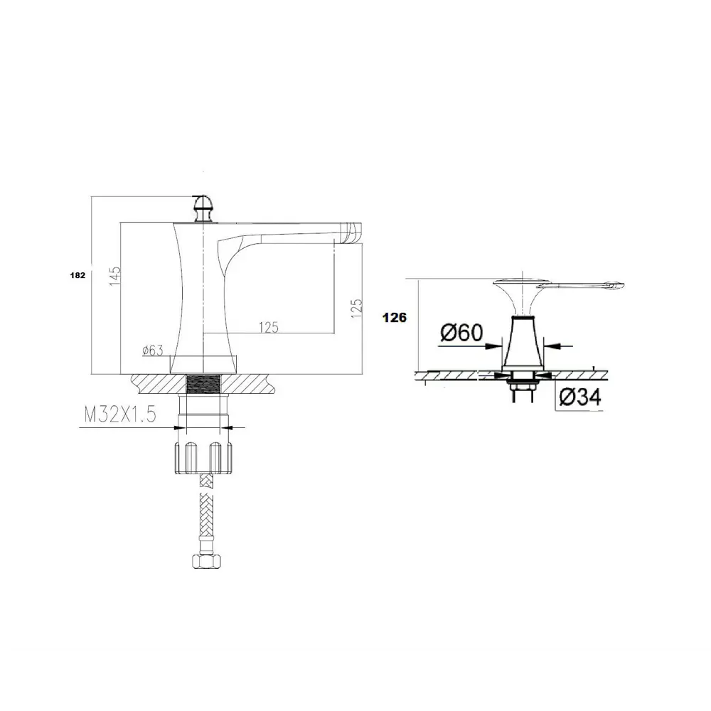 Фото 2 Смеситель для раковины Bronze De Luxe Yasmina двухвентильный встраиваемый цвет хром Фото 2 Смеситель для раковины Bronze De Luxe Yasmina двухвентильный встраиваемый цвет хром