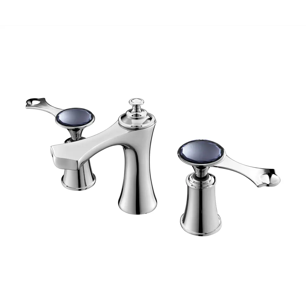 Фото Смеситель для раковины Bronze De Luxe Yasmina двухвентильный встраиваемый цвет хром Фото Смеситель для раковины Bronze De Luxe Yasmina двухвентильный встраиваемый цвет хром