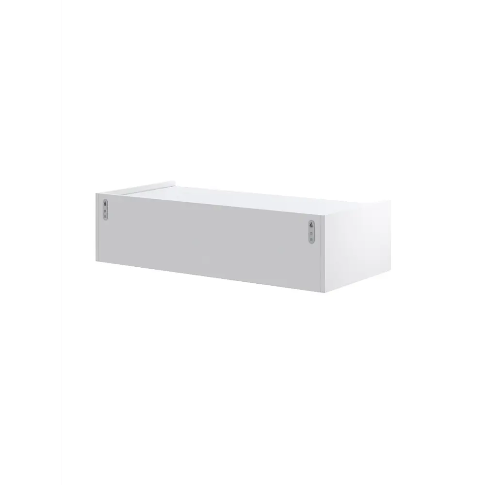 Фото 3 Консоль с бортиком Storys Сити 110x18x34 см 1 ящик ЛДСП цвет белый Фото 3 Консоль с бортиком Storys Сити 110x18x34 см 1 ящик ЛДСП цвет белый