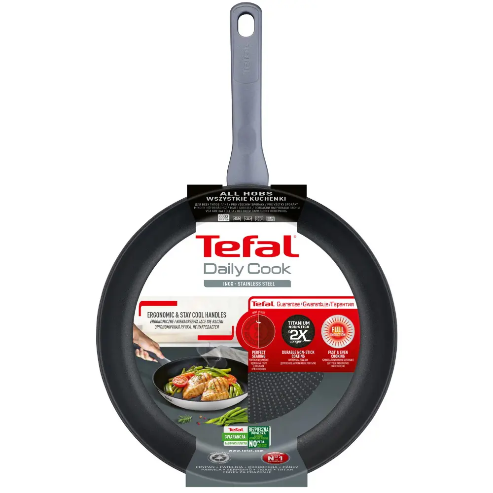 Фото 4 Сковорода Tefal Daily Cook G7300655 28 см с антипригарным покрытием Фото 4 Сковорода Tefal Daily Cook G7300655 28 см с антипригарным покрытием
