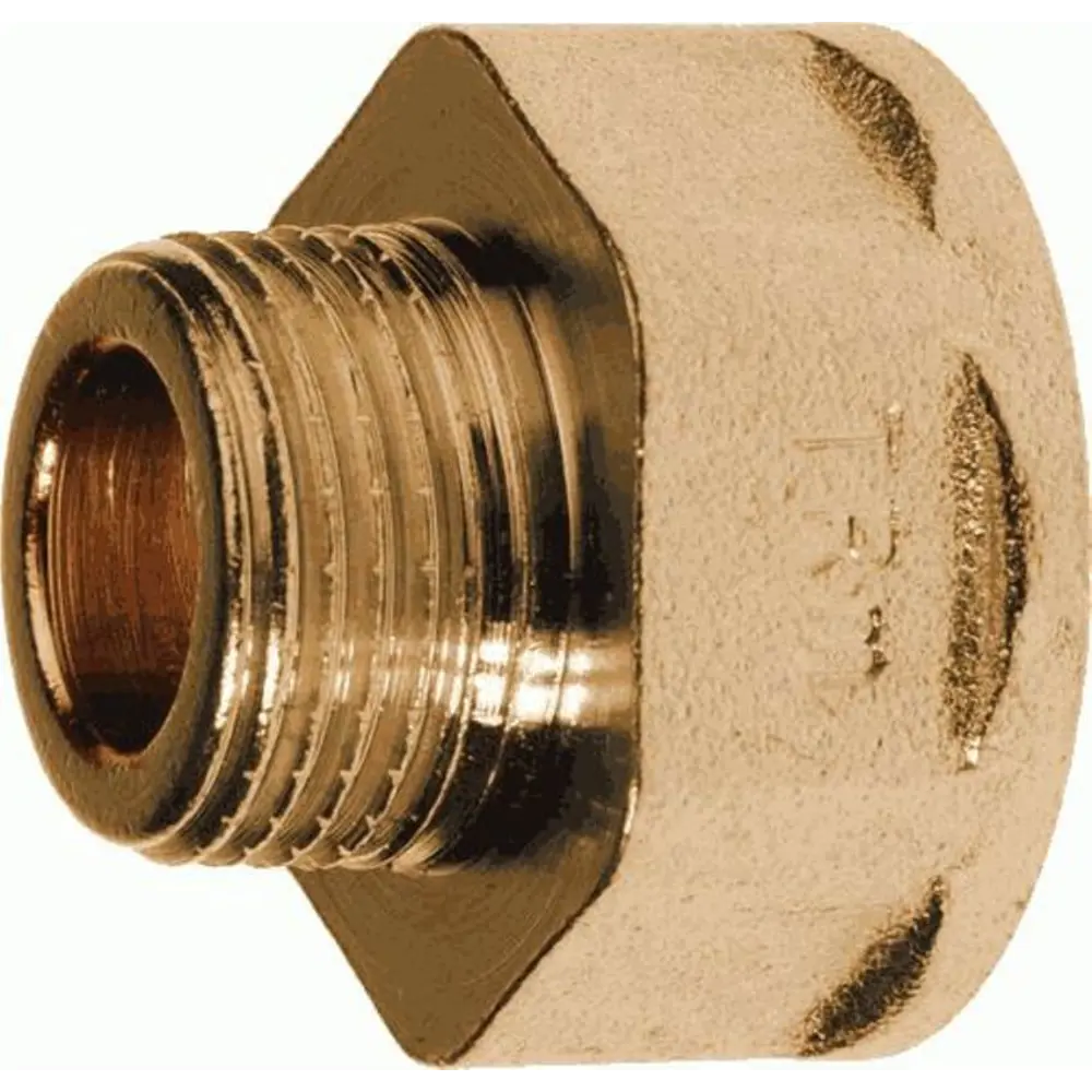 Фото Переходник Terma 1/2"x1/2" ВР-НР латунь 42386 Фото Переходник Terma 1/2"x1/2" ВР-НР латунь 42386