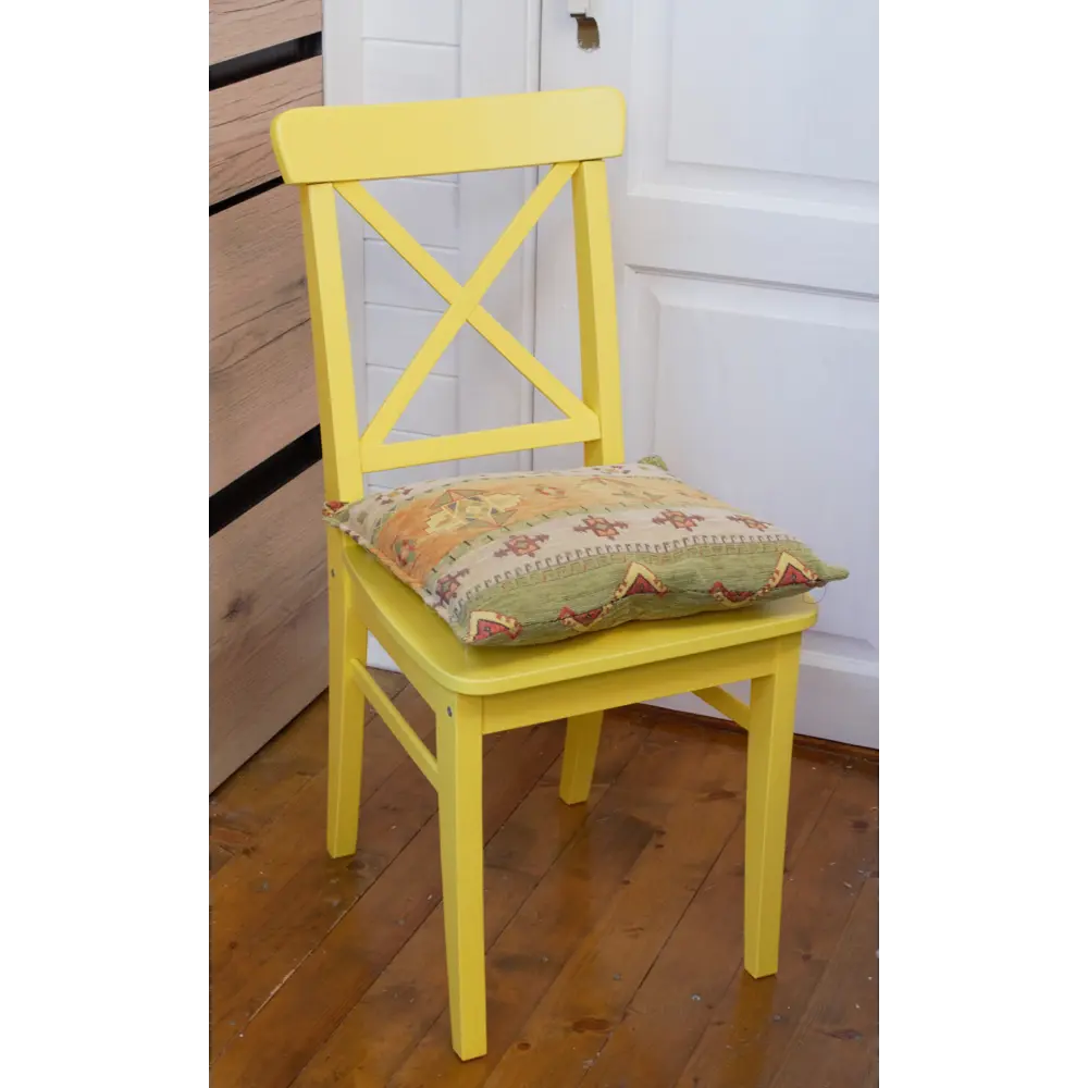 Фото Кухонный стул Zip-mebel Ингольф 90x55x43 см МДФ цвет желтый Фото Кухонный стул Zip-mebel Ингольф 90x55x43 см МДФ цвет желтый