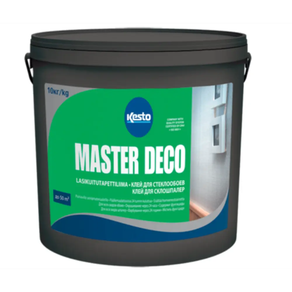 Фото Клей для обоев Kesto Master Deco универсальный 10 кг Фото Клей для обоев Kesto Master Deco универсальный 10 кг