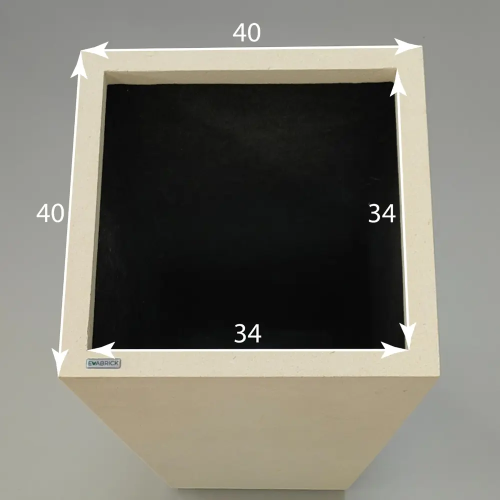 Фото 4 Кашпо Pyramid hl65-40l Evabrick 40 см 65 см 72 л полимербетон бежевый Фото 4 Кашпо Pyramid hl65-40l Evabrick 40 см 65 см 72 л полимербетон бежевый