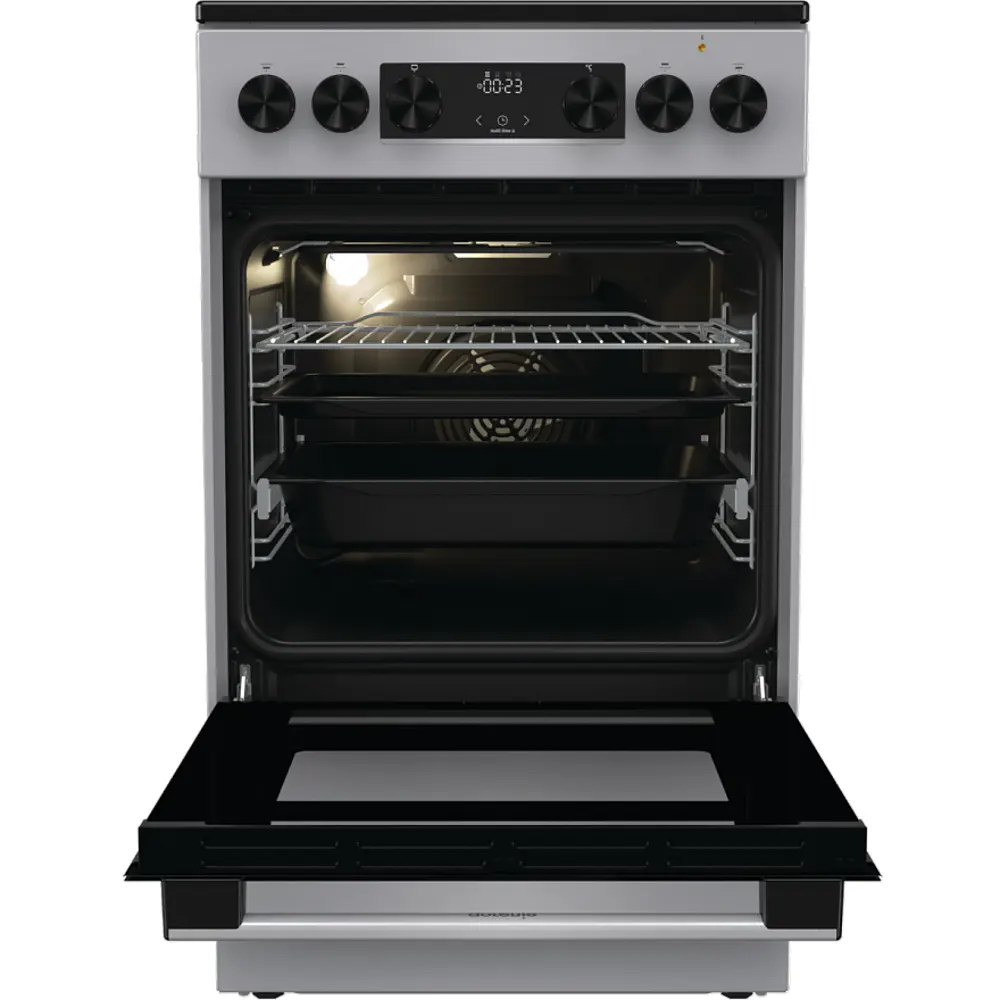 Фото 2 Кухонная плита Gorenje GEC5C41SG 50x85x59.4 см цвет нержавеющая сталь Фото 2 Кухонная плита Gorenje GEC5C41SG 50x85x59.4 см цвет нержавеющая сталь