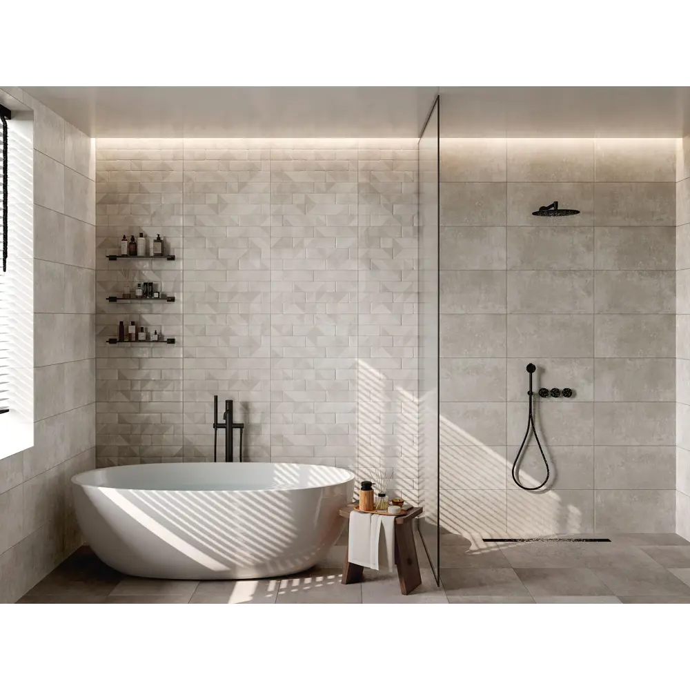 Фото 4 Керамическая плитка Global tile Quarto_gt GT211VG 30x60см 1.62 м² цвет светло-серый, цена за упаковку Фото 4 Керамическая плитка Global tile Quarto_gt GT211VG 30x60см 1.62 м² цвет светло-серый, цена за упаковку