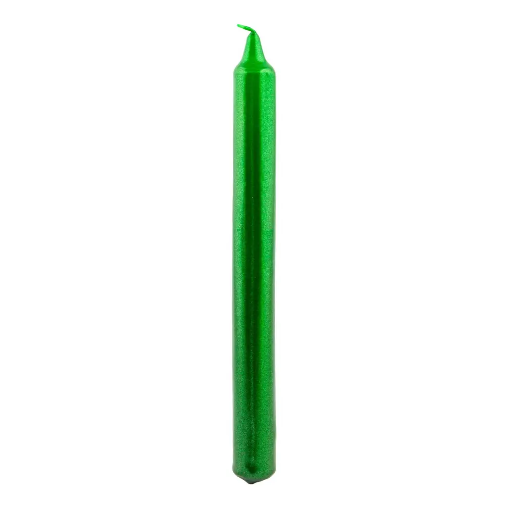 Фото 2 Свеча Horizon Candles цилиндрическая 230x20 мм 10 шт зеленая металлик Фото 2 Свеча Horizon Candles цилиндрическая 230x20 мм 10 шт зеленая металлик