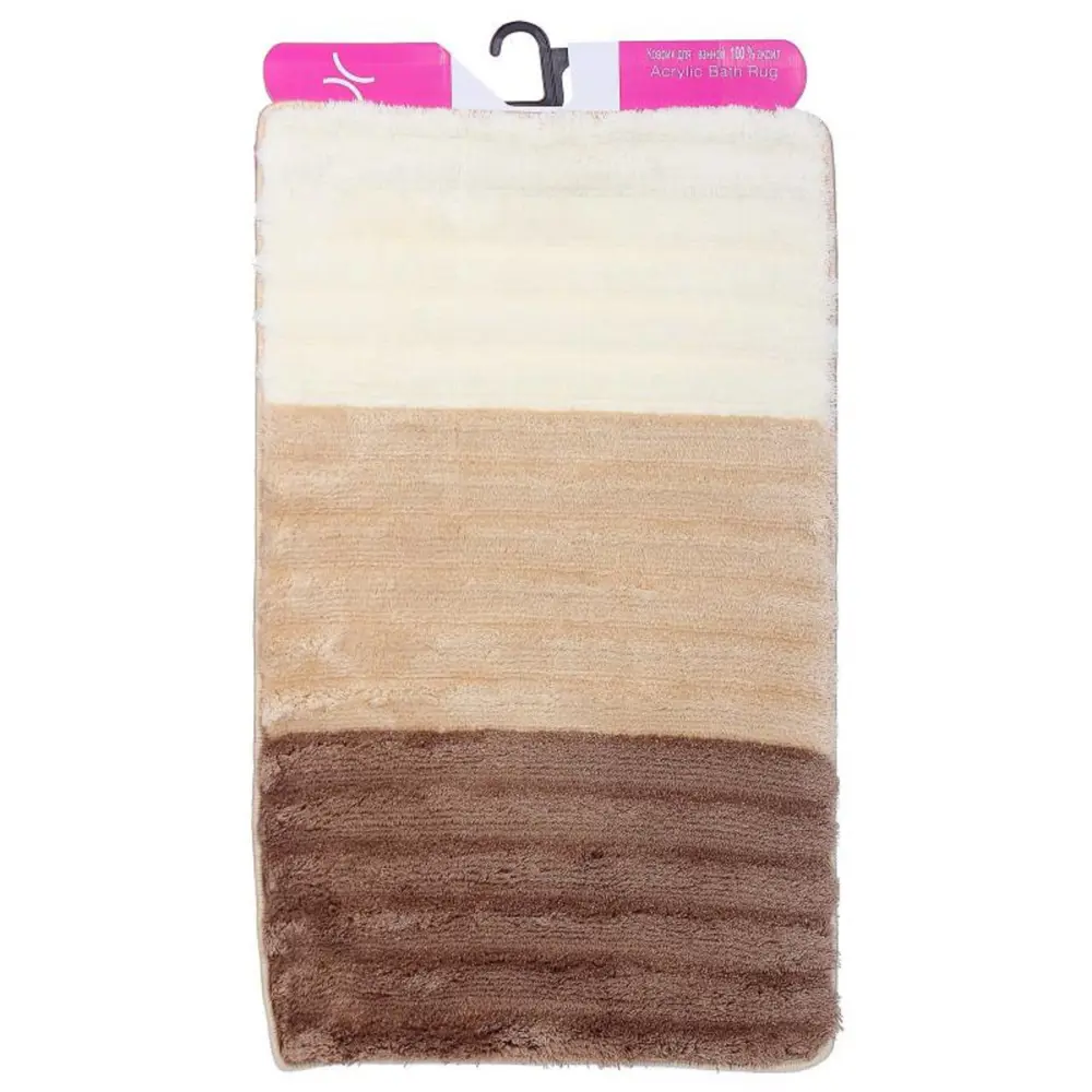 Фото 3 Коврик для ванной комнаты PRIMANOVA D-19126 60x100см цвет разноцветный Фото 3 Коврик для ванной комнаты PRIMANOVA D-19126 60x100см цвет разноцветный