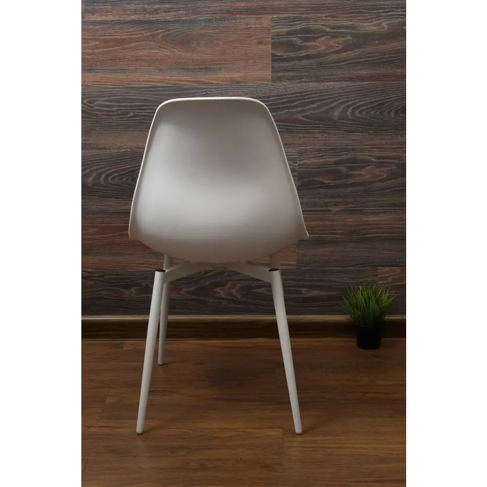 Фото Комплект стульев 2 шт Zip-Mebel Туссе 45x83x46 см велюр цвет белый/светло-серый Фото Комплект стульев 2 шт Zip-Mebel Туссе 45x83x46 см велюр цвет белый/светло-серый