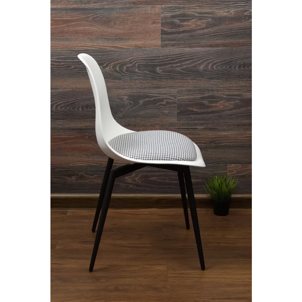 Фото 4 Стул Zip-Mebel Туссе 45x83x46 см рогожка цвет белый/светло-серый/черный Фото 4 Стул Zip-Mebel Туссе 45x83x46 см рогожка цвет белый/светло-серый/черный