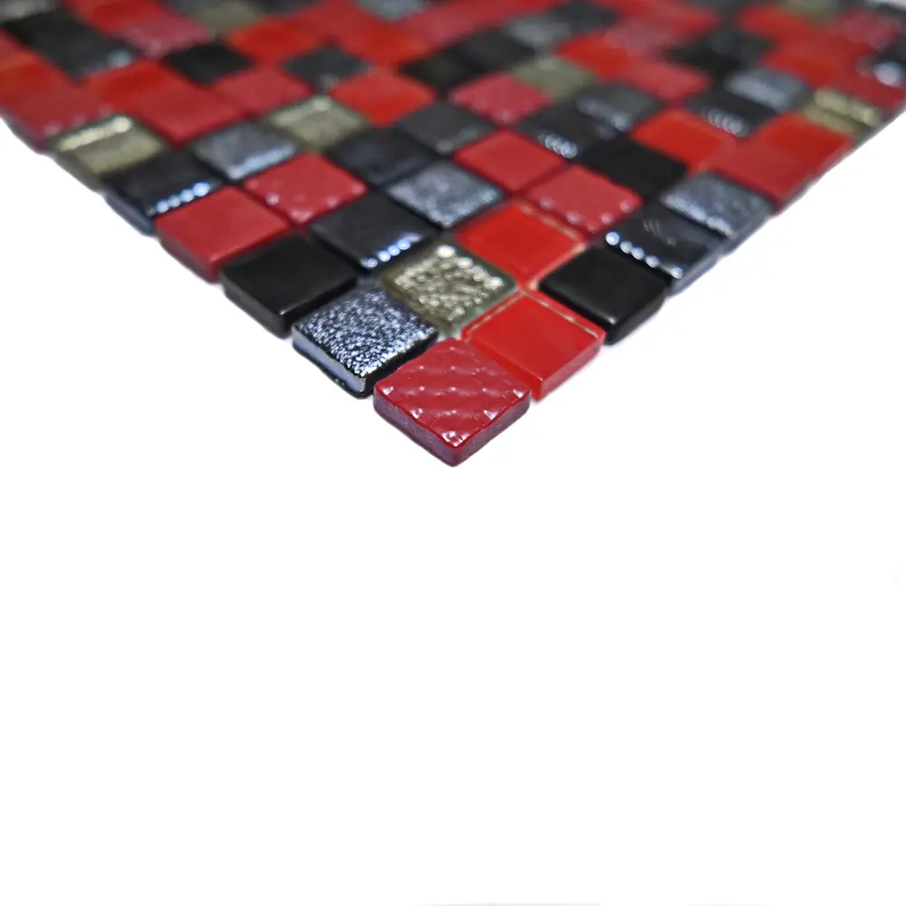 Фото Мозаика Вива Poker стекло 30x30 см, цвет черный Фото Мозаика Вива Poker стекло 30x30 см, цвет черный