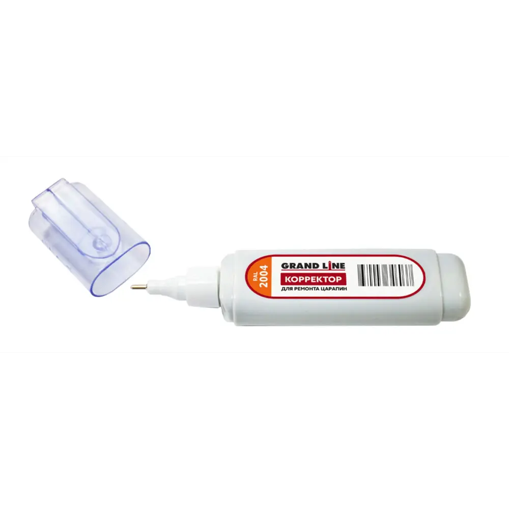 Фото Корректор Grand line для ремонта царапин RAL 2004 цвет чистый оранжевый 0.012 л Фото Корректор Grand line для ремонта царапин RAL 2004 цвет чистый оранжевый 0.012 л