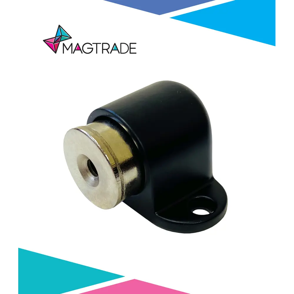Фото Ограничитель Magtrade магнитный 3x3см черный Фото Ограничитель Magtrade магнитный 3x3см черный