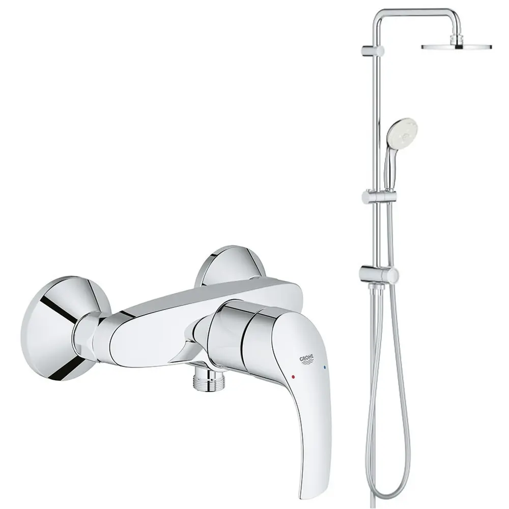 Фото 2 Душевая стойка Grohe New tempesta NB0044 6 режимная цвет хром Фото 2 Душевая стойка Grohe New tempesta NB0044 6 режимная цвет хром