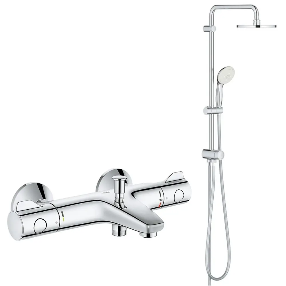 Фото 2 Душевая стойка Grohe New tempesta NB0032-1 6 режимная цвет хром