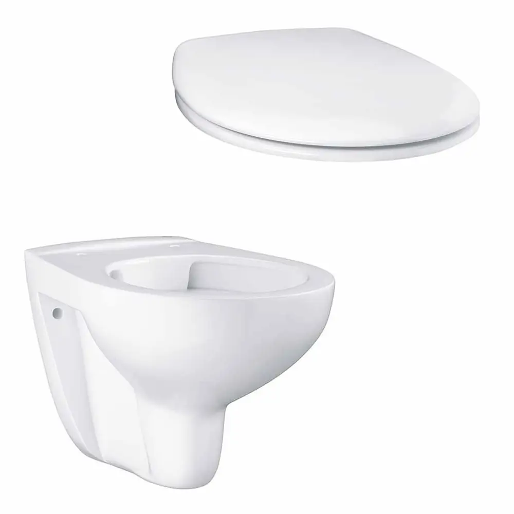 Фото 2 Унитаз подвесной Grohe NW0002 безободковый с сиденьем микролифт Фото 2 Унитаз подвесной Grohe NW0002 безободковый с сиденьем микролифт