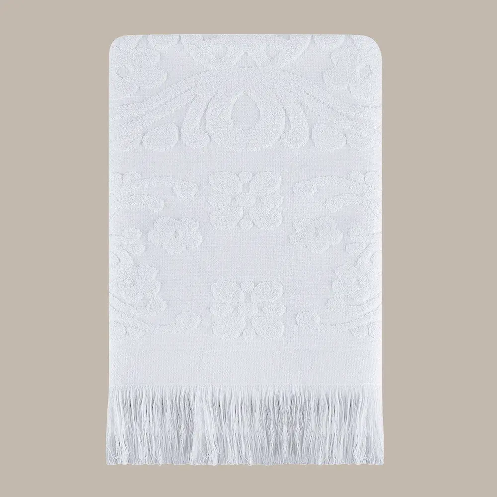Фото Полотенце Arya Home Isabel Soft для ванной 50x90 см белый Фото Полотенце Arya Home Isabel Soft для ванной 50x90 см белый