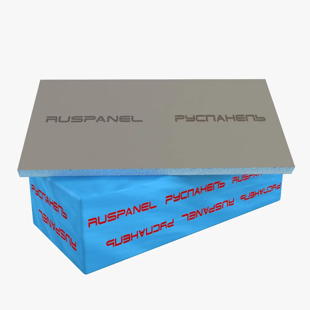 Фото 2 Теплоизоляционная панель XPS Ruspanel RPG Optima с полимерцементным покрытием 1250x600x40мм 3.75м² 5шт Фото 2 Теплоизоляционная панель XPS Ruspanel RPG Optima с полимерцементным покрытием 1250x600x40мм 3.75м² 5шт