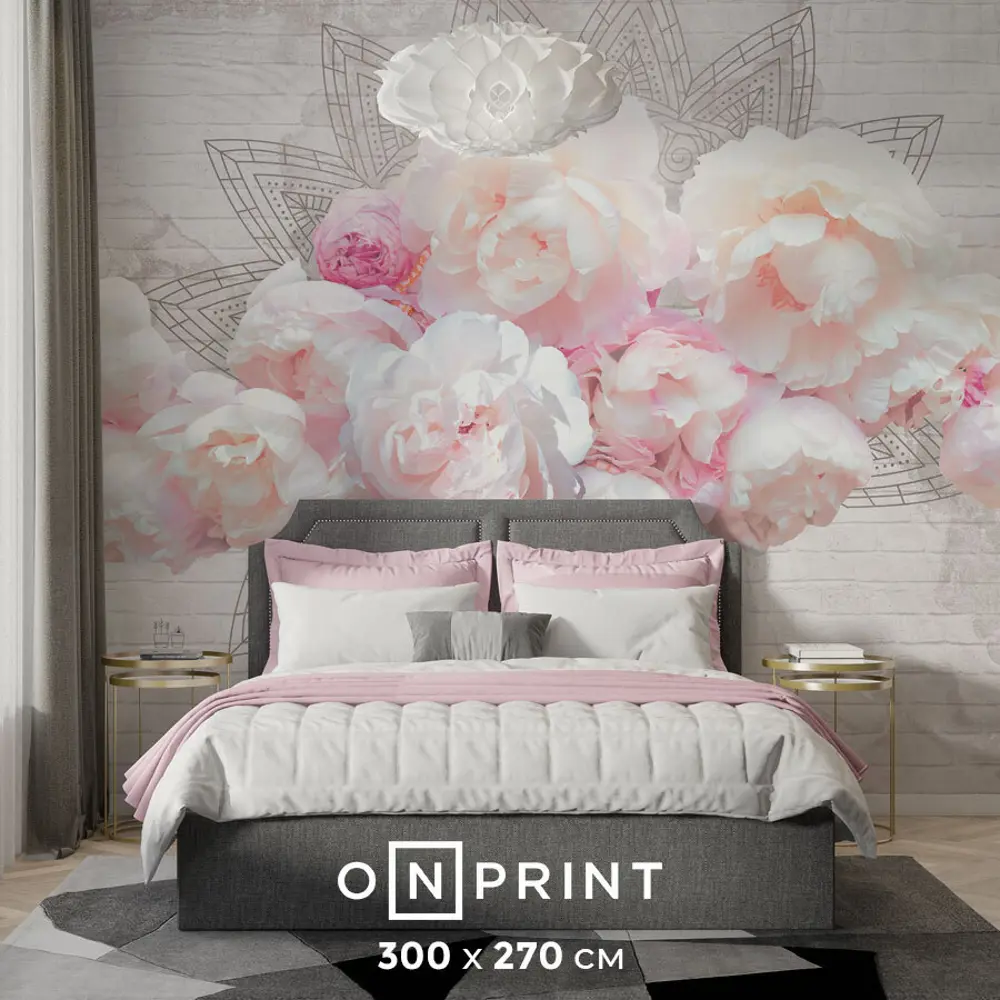 Фото Фотообои Onprint Розы 300x270 см Авогадро_винил_3x2.7 Фото Фотообои Onprint Розы 300x270 см Авогадро_винил_3x2.7