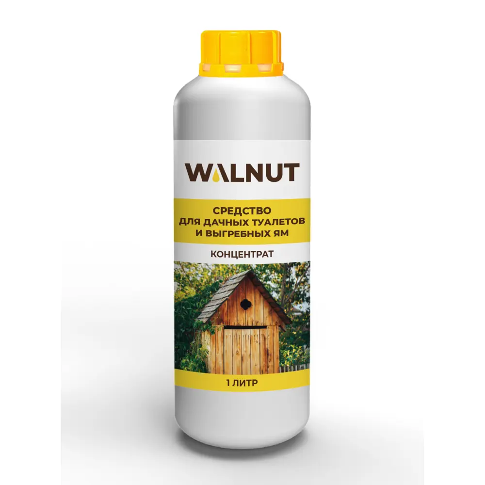Фото Средство Walnut для дачных туалетов и выгребных ям 1 л Фото Средство Walnut для дачных туалетов и выгребных ям 1 л