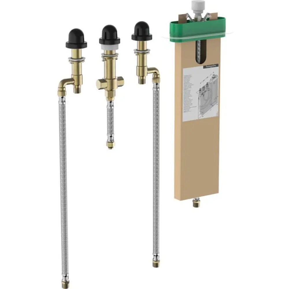 Фото Скрытая часть смесителя HANSGROHE HG sBox на край ванны на 4 отверстия