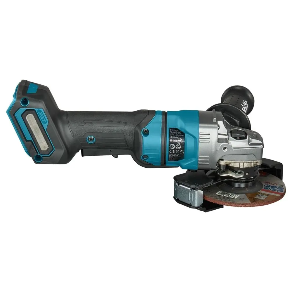 Фото 2 УШМ аккумуляторная бесщеточная Makita GA050GZ, 40 В Li-Ion 125 мм, без АКБ и ЗУ Фото 2 УШМ аккумуляторная бесщеточная Makita GA050GZ, 40 В Li-Ion 125 мм, без АКБ и ЗУ