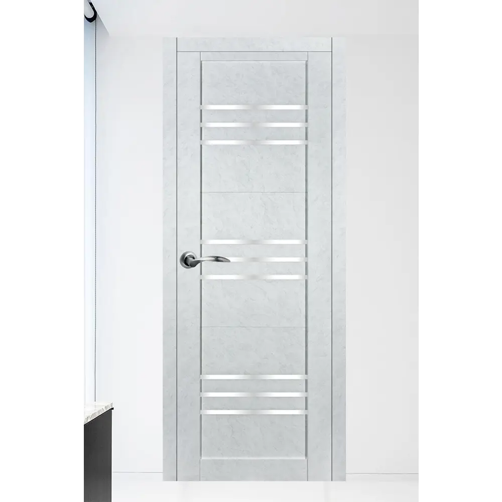 Фото 2 Дверь межкомнатная DK-doors Мэрис остеклённая 60х200см ПВХ цвет мрамор без замка и петель Фото 2 Дверь межкомнатная DK-doors Мэрис остеклённая 60х200см ПВХ цвет мрамор без замка и петель
