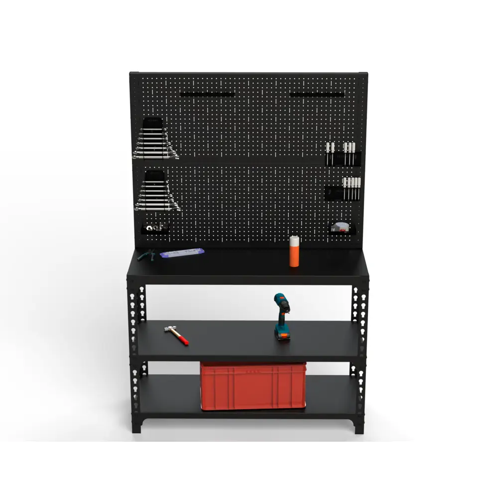 Фото 2 Стол-верстак Metalex 117285 950x1500x500 мм, максимальная нагрузка до 260 кг, с комплектом аксессуаров Фото 2 Стол-верстак Metalex 117285 950x1500x500 мм, максимальная нагрузка до 260 кг, с комплектом аксессуаров